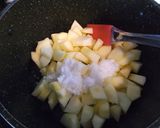 アップルシャーロット❀バニラアイス添え作り方2写真