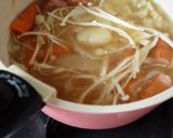 野菜スープリメイク☆具だくさん塩ラーメン作り方1写真