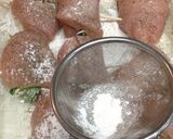 鶏ささみアーモンドチーズロールの串カツ作り方3写真