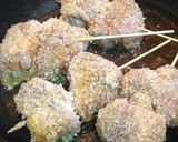 鶏ささみアーモンドチーズロールの串カツ作り方5写真