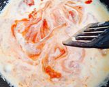 【一人暮らしメモ】トマトクリームパスタ作り方4写真