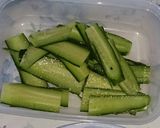 鶏ささ身の梅しそサラダ作り方3写真