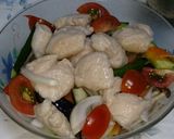 鶏ささ身の梅しそサラダ作り方5写真