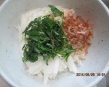 長いもと紫蘇のさっぱり塩サラダ火不要☆作り方1写真