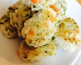 鶏バーグ(*^o^*)離乳食 中期作り方4写真