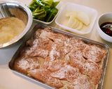 しっとり。鶏胸肉とピーマンのおろし煮作り方2写真