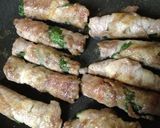 豚肩ロースの青じそ◎くるくる焼き作り方2写真