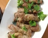 豚肩ロースの青じそ◎くるくる焼き作り方3写真
