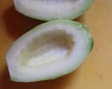 夏味♡摘果メロンの塩麹漬け物作り方1写真