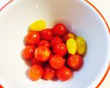 プチトマトとキュウリのサラダ作り方1写真