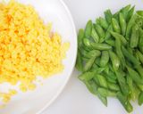 絶品鶏そぼろ♡三色丼作り方5写真
