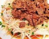 みょうがと大根の牛肉のっけ盛り作り方9写真