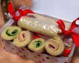 大きいスライスチーズを使ったロールサンド作り方5写真