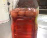 自家製果実酒　とろけるイチゴ作り方20写真