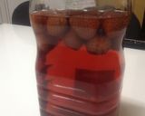 自家製果実酒　とろけるイチゴ作り方21写真