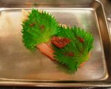 お弁当★ささみのしそ梅巻き作り方2写真