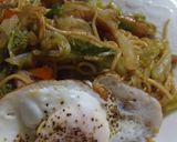キャベツたっぷり★卵乗せソース焼きそば作り方8写真