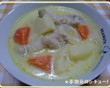 ★手羽元で＊チーズ入りクリームシチュー＊作り方10写真