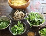 京野菜とたっぷり緑野菜の生姜パスタ作り方1写真