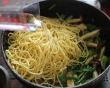 京野菜とたっぷり緑野菜の生姜パスタ作り方6写真