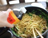 京野菜とたっぷり緑野菜の生姜パスタ作り方7写真