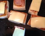 お弁当に☆はんぺんベーコンのチーズ焼き作り方3写真