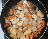 超簡単子供が喜ぶ鳥胸肉と野菜のカレー炒め作り方13写真