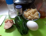 最速の生ピーマン炒飯作り方1写真