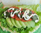 野菜サンドを三つ葉のアンチョビソースで☺作り方1写真