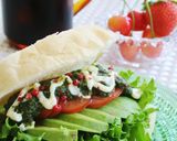 野菜サンドを三つ葉のアンチョビソースで☺作り方2写真