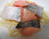 焼き鮭の残りで・鮭チーズ丼作り方6写真
