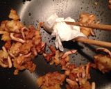 いかの塩辛のかき揚げ丼作り方2写真
