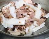 簡単☆ひね鶏と長いもの和え物作り方3写真