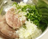 和風！ジャンボマッシュルームの簡単肉詰♪作り方2写真