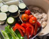 夏野菜たっぷり！ラタトゥイユ風チキン作り方2写真