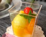 白玉メロン♪フルーツミックス入り作り方5写真