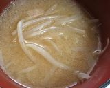絶品 簡単もやしのお味噌汁作り方5写真