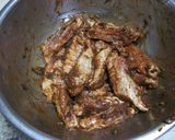 手羽中肉のピリ辛味噌焼き作り方3写真