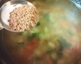 ズッキーニとパプリカのカラフル野菜スープ作り方3写真
