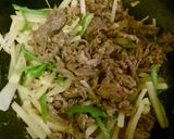 酸味♪細切りジャガイモと牛肉のピリ辛炒め作り方6写真
