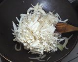 むき海老とえのきのマヨ炒め作り方3写真