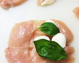 バジルモッツァレラのチキンカツ作り方2写真