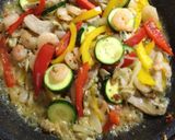 エビ・アサリ・豚肉のポルトガル風炒め作り方6写真
