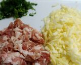 ごま油と大葉が決め手*チーズつくね作り方1写真