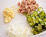 ツナマヨそうめんサラダ 塩レモン入り作り方3写真