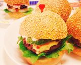 ピクニック♪アボガドチーズバーガー作り方4写真