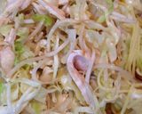 夏ださっぱり！鶏塩レモン焼きそば作り方8写真