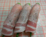 お弁当おかず＊豚巻きオクラの生姜焼き作り方3写真