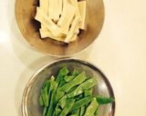 ほっこり♪ いんげんと高野豆腐の煮物作り方1写真