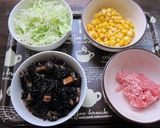 リメイク✿ひじきとコーン炒飯作り方1写真